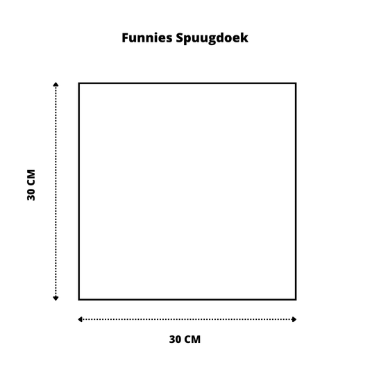 Spuugdoek Funnies Uni Brown Clay