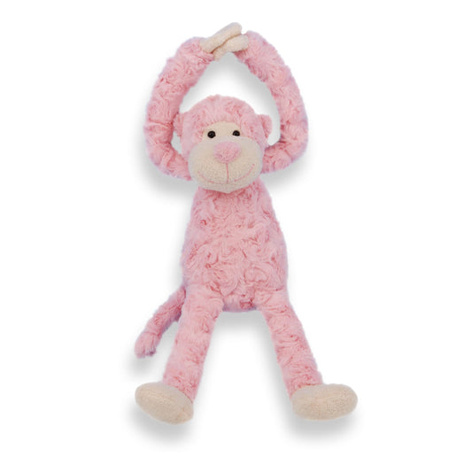Knuffel Funnies Slinger Aapje Lichtroze 45cm
