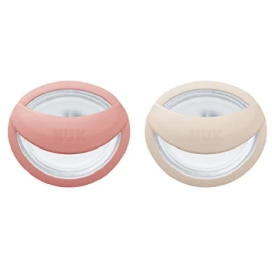 Fopspeen NUK Mommyfeel Blush Beige 2stk 9mnd