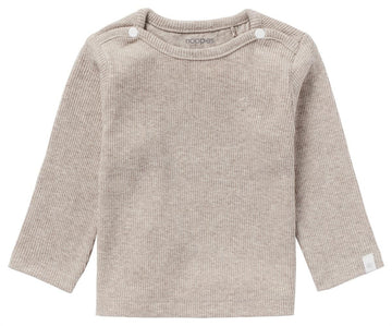 Shirt Noppies NOOS Tee Rib Natal Taupe Melange