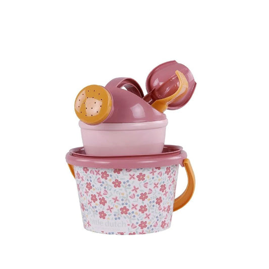 Strandset Little Dutch Pink Flower 5-delig