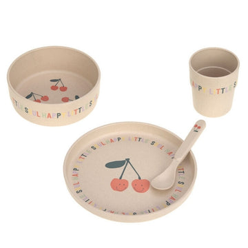 Eetset Lässig 4-delig Happy Fruits Cherry