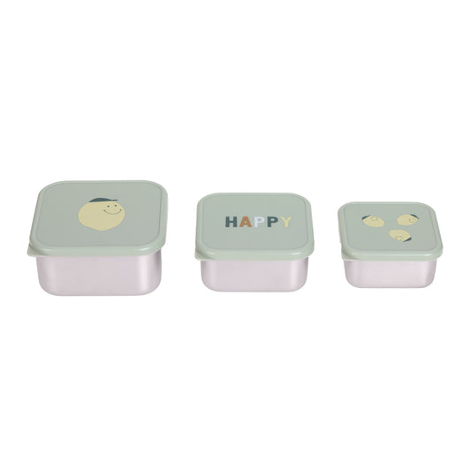 Snackbox Lässig Happy Fruits Lemon 3-delig