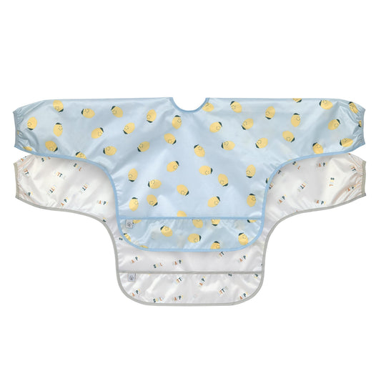 Slabber Lässig Lange Mouw Happy Fruits Lemon 2st