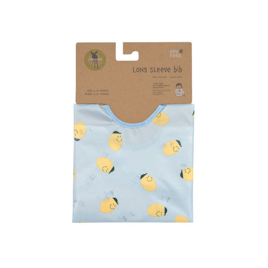 Slabber Lässig Lange Mouw Happy Fruits Lemon 2st