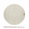 Boxkleed Mordesign Rond 95cm Sand