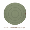 Boxkleed Mordesign Rond 95cm Forest Green