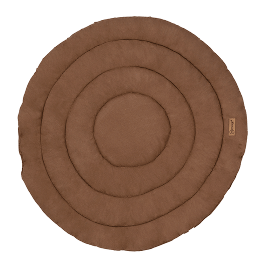 Boxkleed MorDesign Rond Chocolate Brown