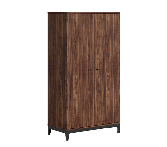 Kast Jaxx Ilyas Walnut 2-deurs