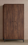 Kast Jaxx Ilyas Walnut 2-deurs
