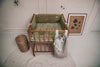 Boxkleed Koeka Wafel Sand/Moss 75x95