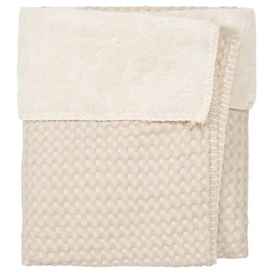 Deken Wieg Koeka Wafel/Oslo Teddy Sand/Pebble