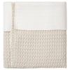 Deken Wieg Koeka Wafel Cotton Fleece Sand