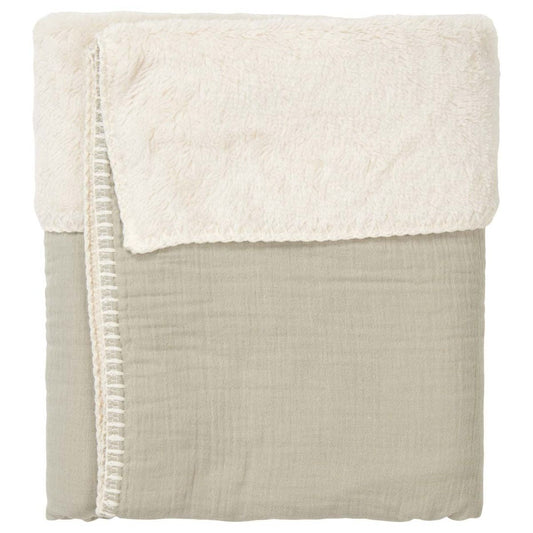 Deken Wieg Koeka Faro Teddy Sage