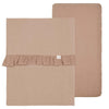Laken Wieg en Hoeslaken Koeka Set Ruffle Faro Caffe