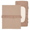 Laken Wieg en Hoeslaken Koeka Set Ruffle Faro Caffe
