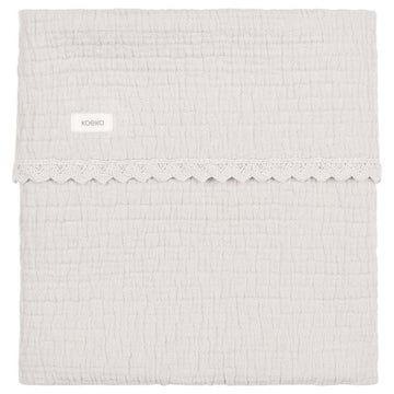 Deken Wieg Koeka Lace Elba Stone