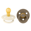 Fopspeen BIBS Ivory/Dark Oak 0-6mnd 2st