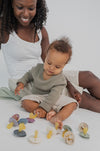 Fopspeen BIBS Ivory/Dark Oak 0-6mnd 2st