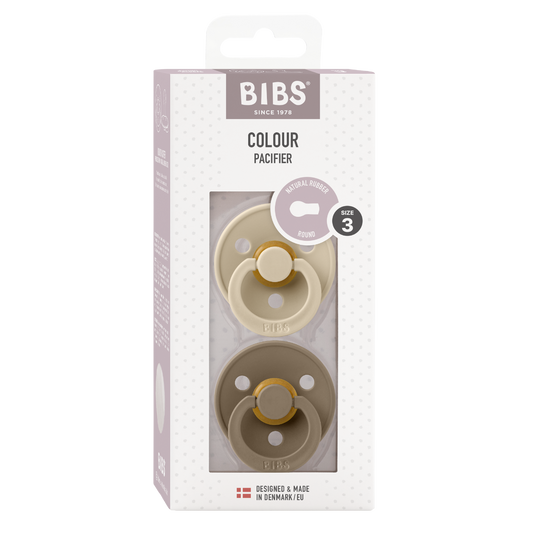 Fopspeen Bibs Vanilla/Dark Oak 18mnd+ 2st