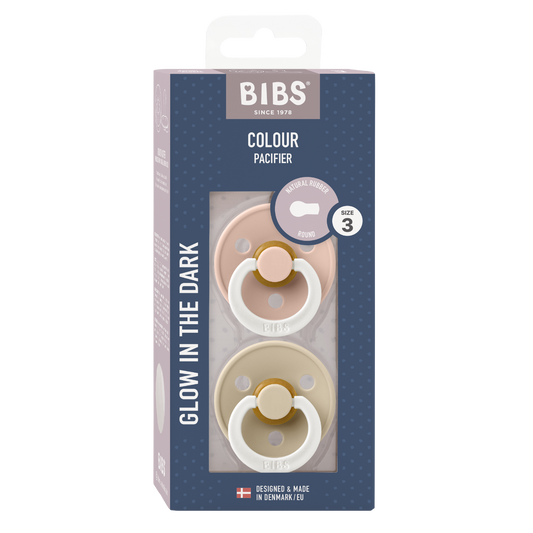 Fopspeen Bibs Blush/Vanilla Glow 18mnd+ 2st