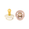 Fopspeen BIBS Round Ivory/Blush 18mnd+ 2st