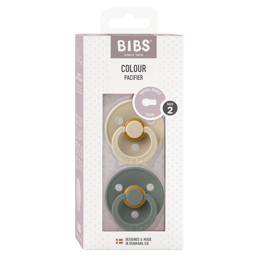 Fopspeen Bibs Vanilla/Pine 6-18mnd 2st