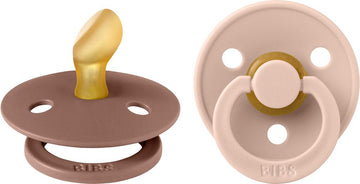 Fopspeen BIBS Anatomical Woodchuck/Blush 0-6mnd 2st