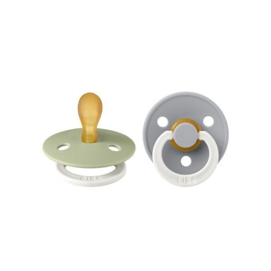 Fopspeen BIBS Symmetric Glow Sage/Cloud 6-18mnd 2st
