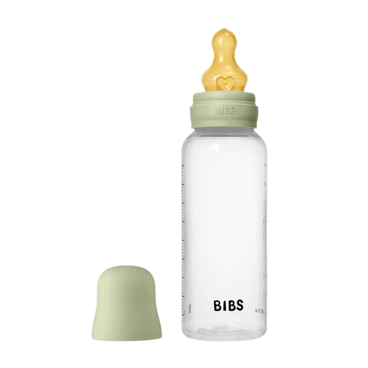 Fles BIBS Latex Round Medium Flow Sage 270ml
