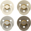 Fopspeen BIBS Colour Ivory/Sand/Vanilla/Dark-Oak 6-18 mnd 4 st