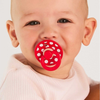 Fopspeen BIBS Colour Studio Blossom/Candy Apple 6-12mnd 2st
