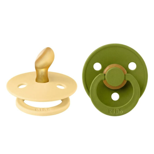 Fopspeen BIBS Anatomical Pale Butter/Wasabi 0-6mnd 2st