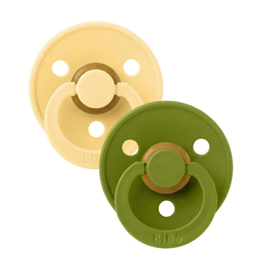 Fopspeen BIBS Anatomical Pale Butter/Wasabi 6-18mnd 2st