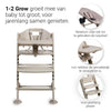 Kinderstoel Novi 1-2 Grow Sand/Sand Melange