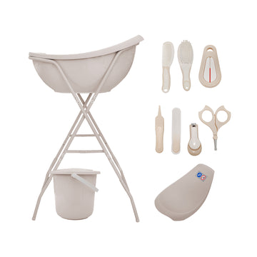 Bad & Verzorgingsset Novi Tubby Taupe