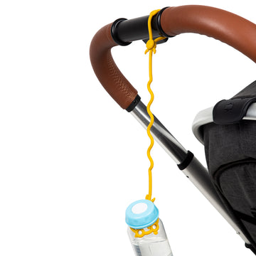 Siliconen Kinderwagen Strap Novi Yellow