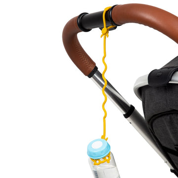Siliconen Kinderwagen Strap Novi Yellow