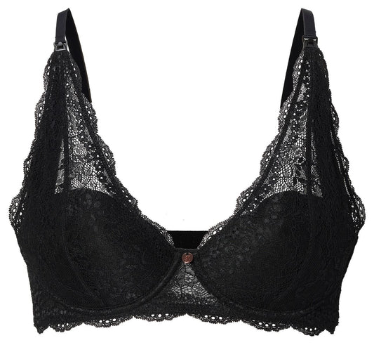 Voedingsbh Noppies Kant Black D-Cup