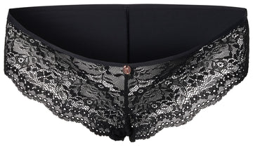Zwangerschapsslip Noppies Brazilian Lace Black