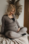 Zwangerschapsketting Proud MaMa BB Fine Luna Zilver