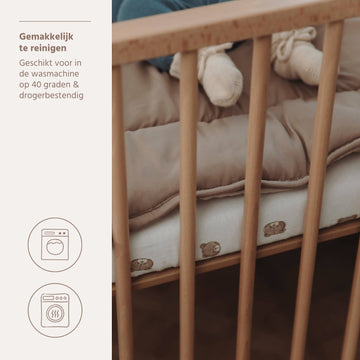 Hoeslaken Boxmatras Meyco Rond Bear