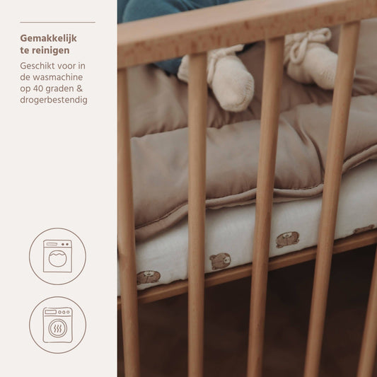 Hoeslaken Boxmatras Meyco Rond Bear