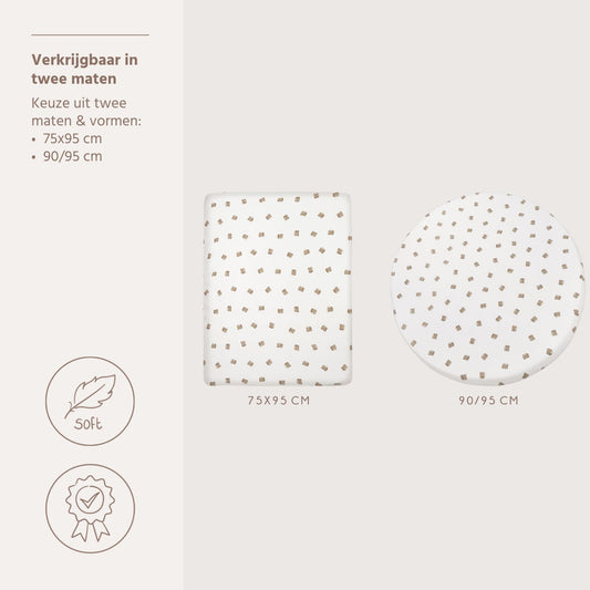 Hoeslaken Boxmatras Meyco Rond Bear