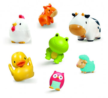 Badspeeltjes Munchkin Squirtin Farmyard Friends 8st.