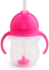 Drinkbeker Munchkin Click Lock Tip & Sip Straw Cup Pink