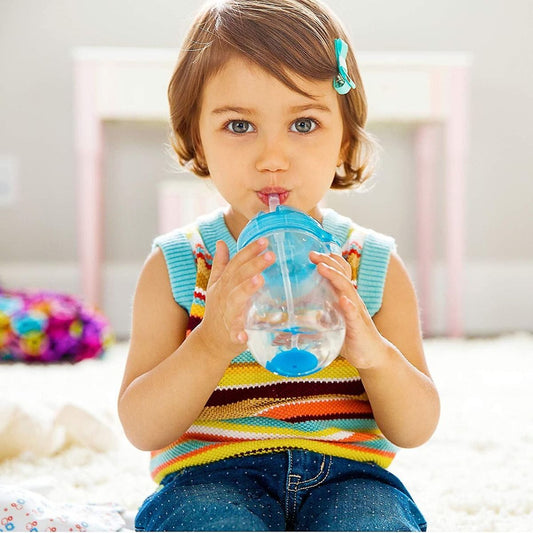 Drinkbeker Munchkin Click Lock Tip & Sip Straw Cup Big Blue