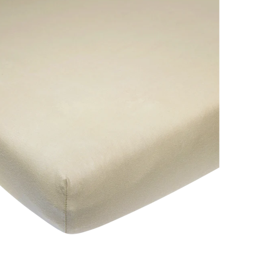 Hoeslaken Meyco Home 1-pers Sand