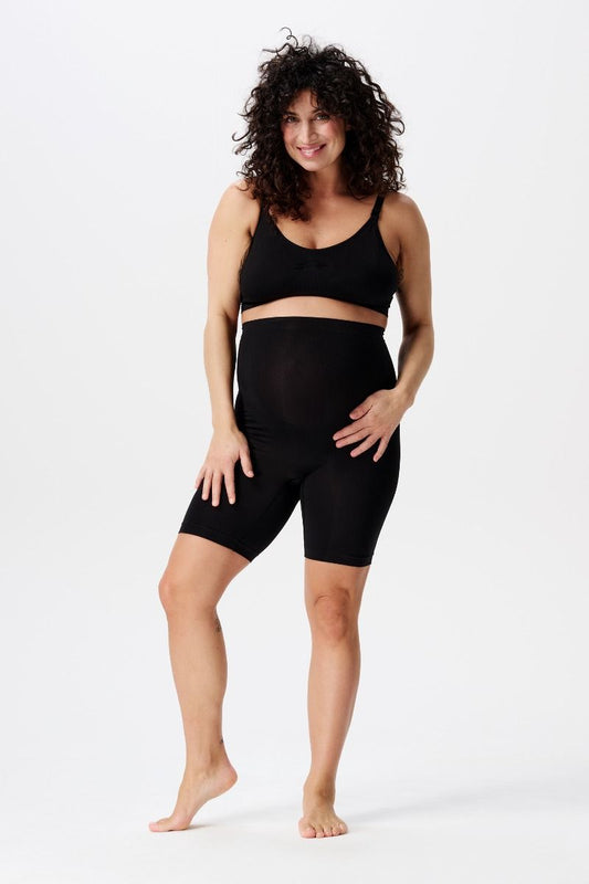 Zwangerschapsshort Noppies NOCJUN23 Niru Seamless Sensil® Black-M/L