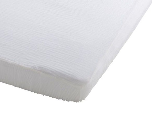 Hoeslaken Ledikant Calm 60x120 Wit